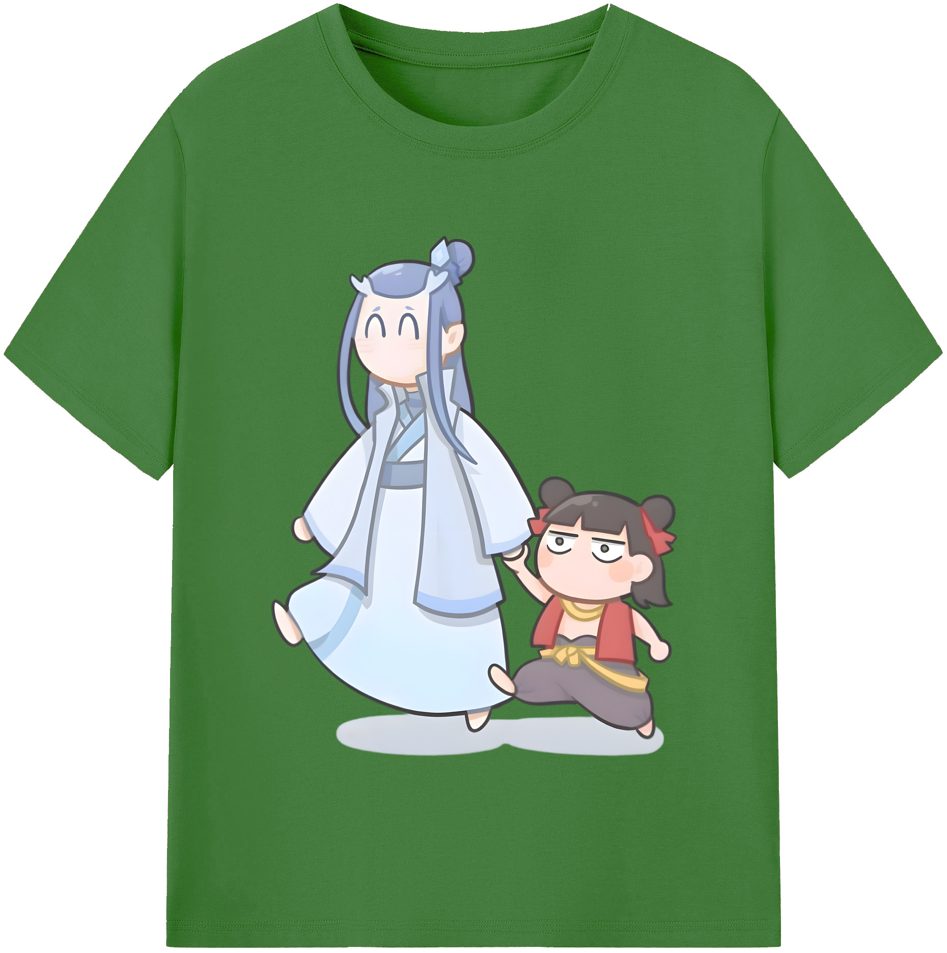 （画像用） Ne Zha 2 ナタ 魔童の大暴れ レディースカジュアルプリントTシャツ（綿100％）